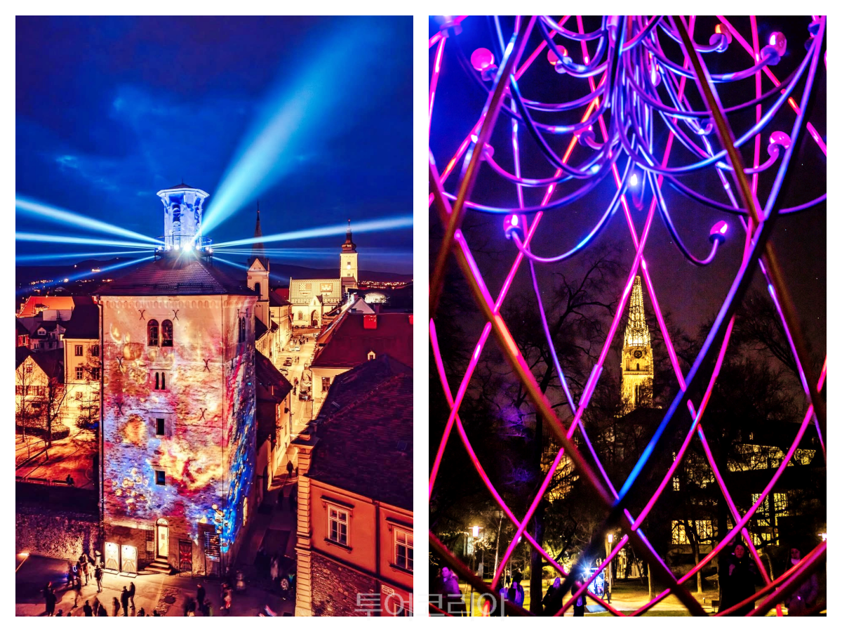  자그레브 빛 축제/ 사진-크로아티아관광청 