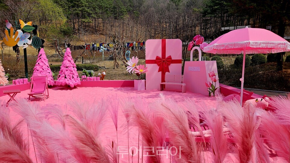 아름다운 기념사진을 남길 수 있는 대가야포토존/사진=유경훈 기자