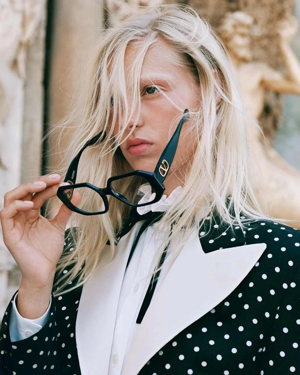 /사진=발렌티노, 2026 S/S 아이웨어 캠페인 공개