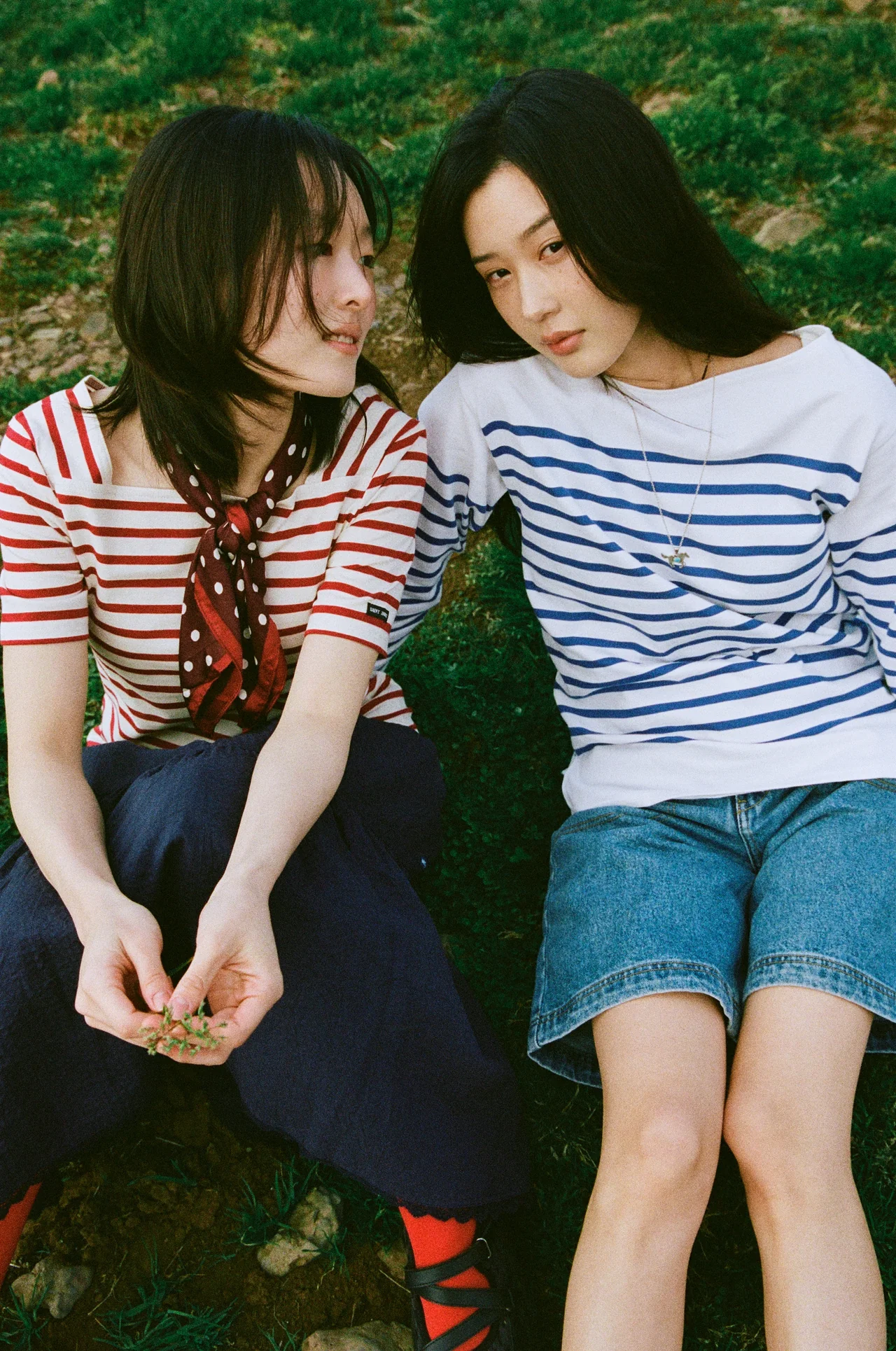 /사진=세인트제임스, 스트라이프 캠페인 'A day away, in stripes' 공개