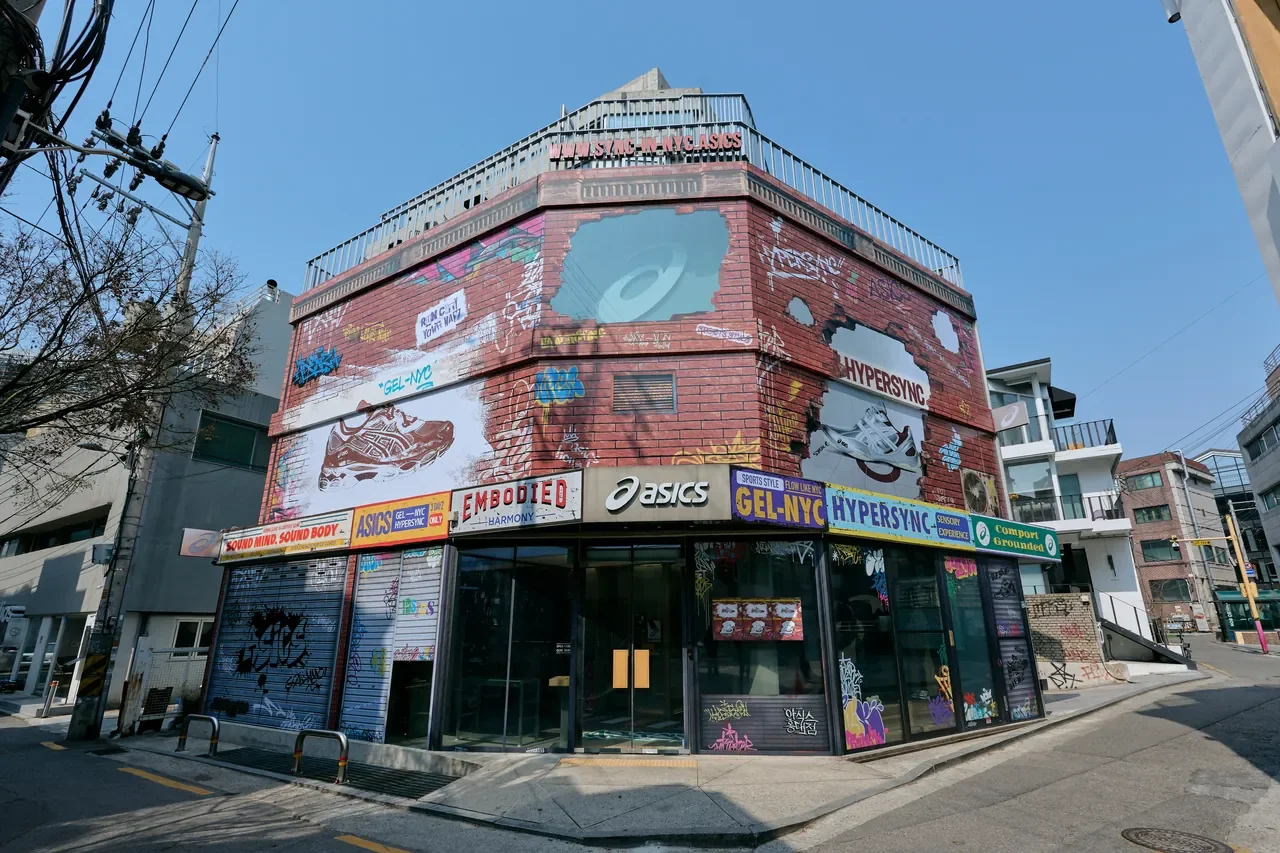 /사진=아식스 스포츠스타일, 신제품 하이퍼싱크와 GEL-NYC 팝업 개최