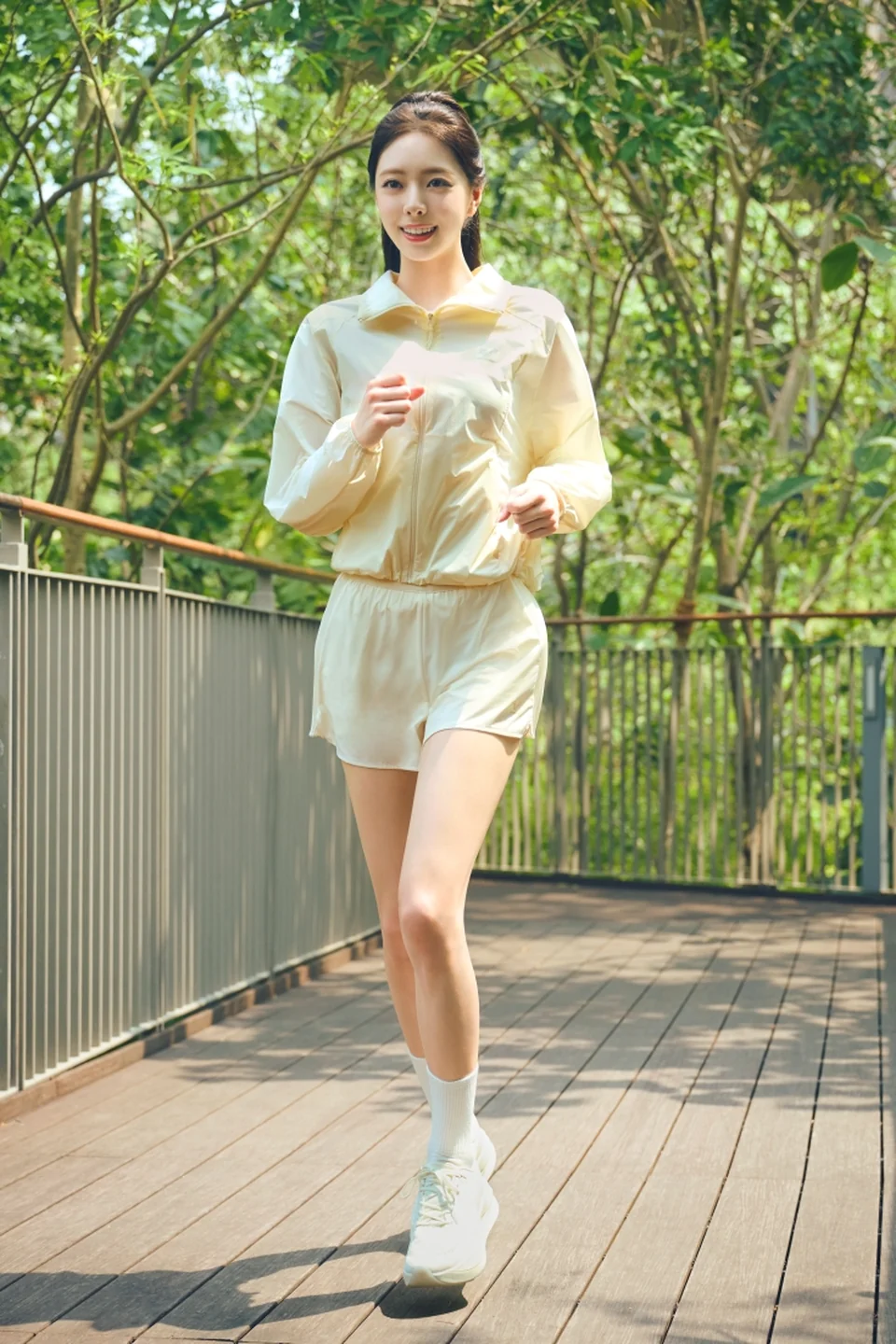 /사진=다이나핏, 26SS 화보 공개하며 봄 러닝코어룩 제안