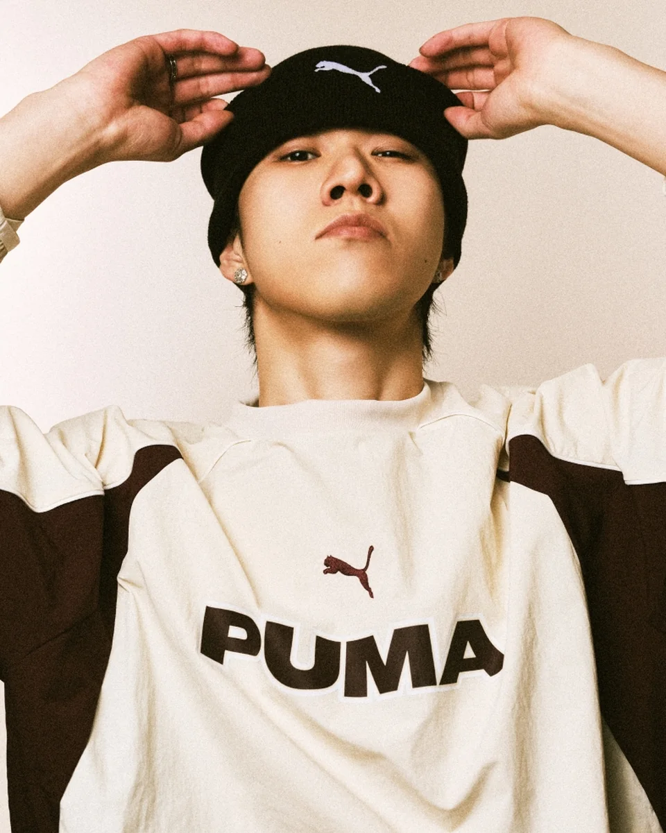 /사진=푸마, Mnet 쇼미더머니12 오카시 크루와 풋볼 화보 공개