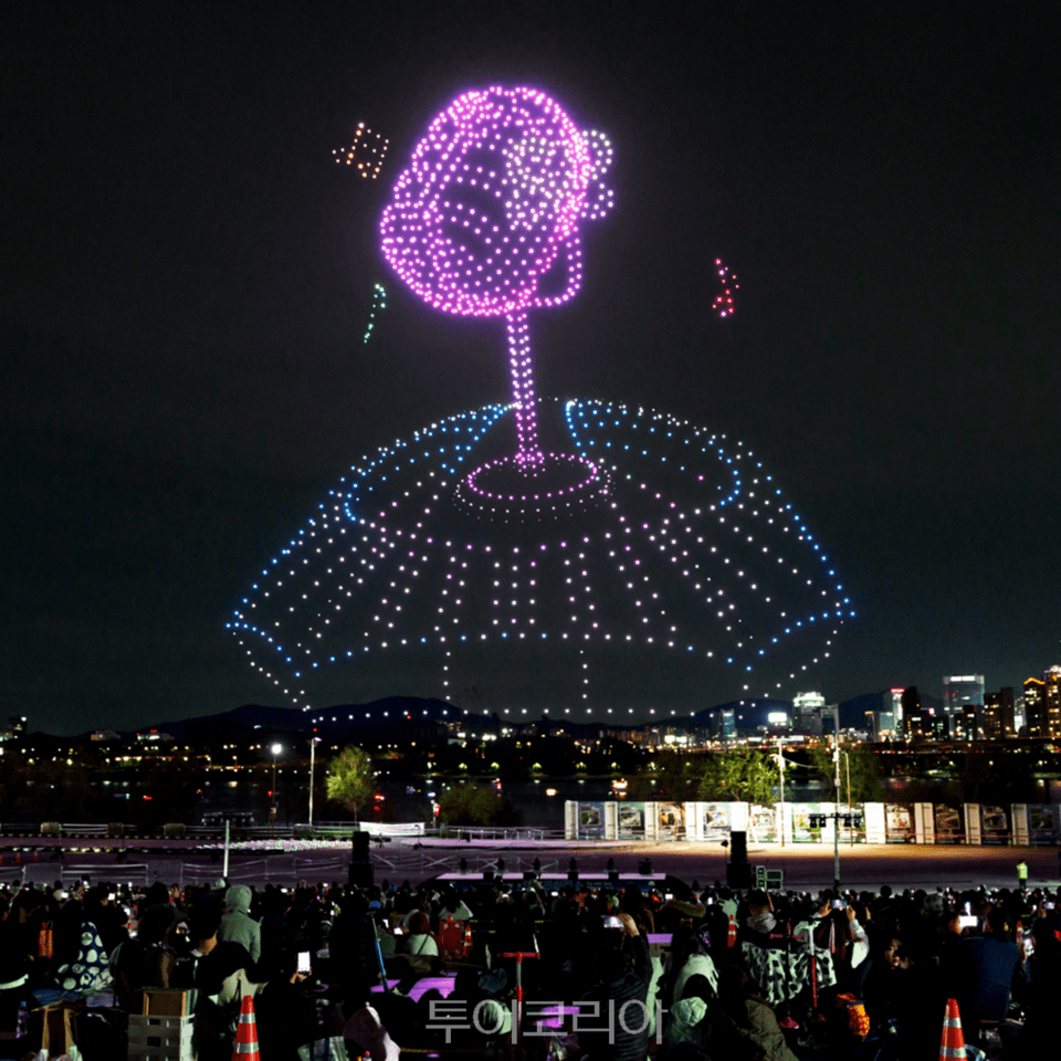 2025 한강 불빛 공연 드론 라이트 쇼/서울시 제공