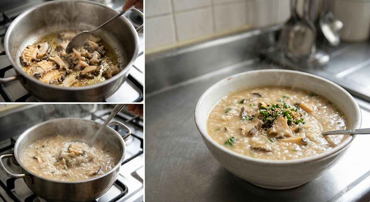 전복죽. / 헬스코어데일리 공식 웹사이트