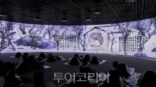 실감영상전시 감응 전시실 전경 /사진-대구시