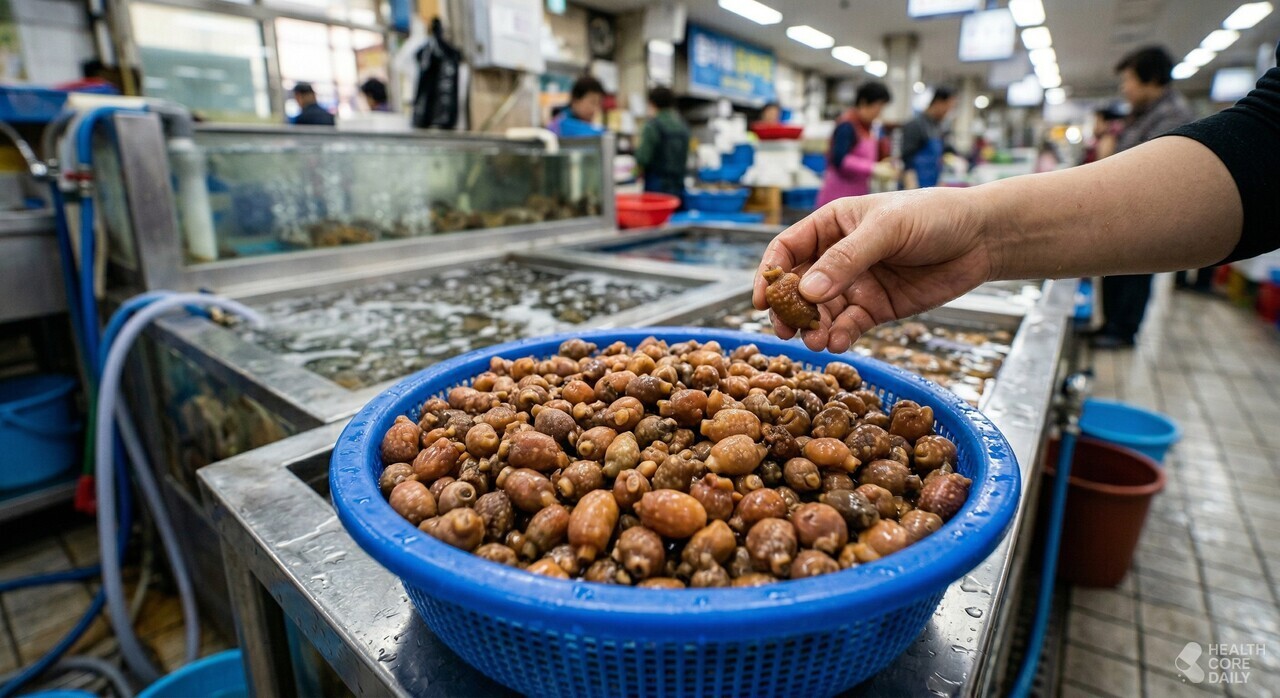 수산시장 미더덕. / 헬스코어데일리 공식 웹사이트