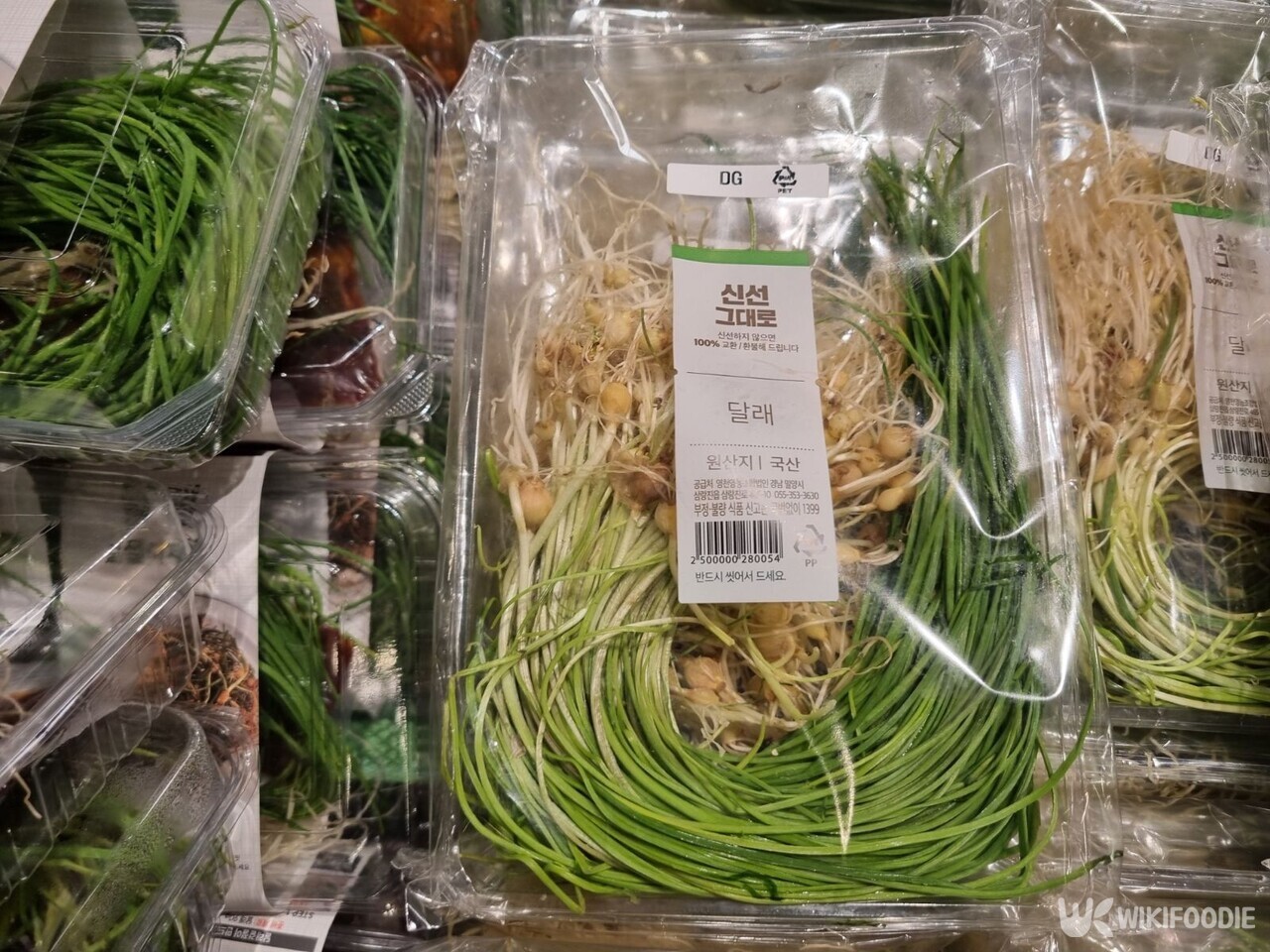 지난 13일 방문한 이마트에 진열된 달래의 모습. / 위키푸디