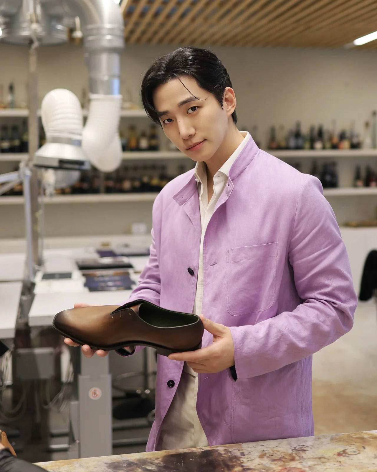 /사진=벨루티, 이준호와 장인 정신 담은 'A Journey in Craft' 공개