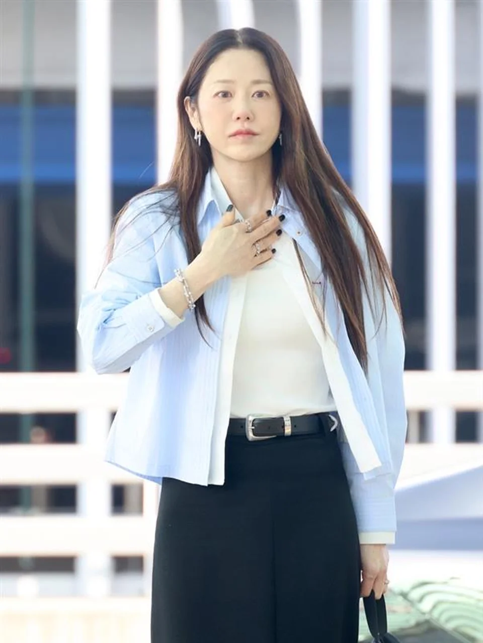 /사진=티파니앤코, 고현정 '블루 북 2026' 참석 위해 뉴욕 출국