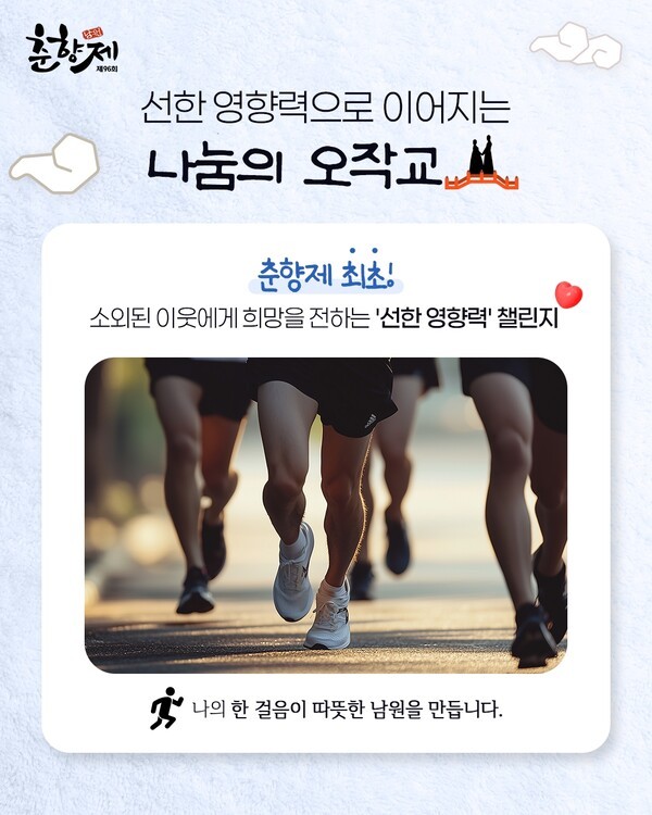 사랑나눔런 온라인 9.6km챌린지’