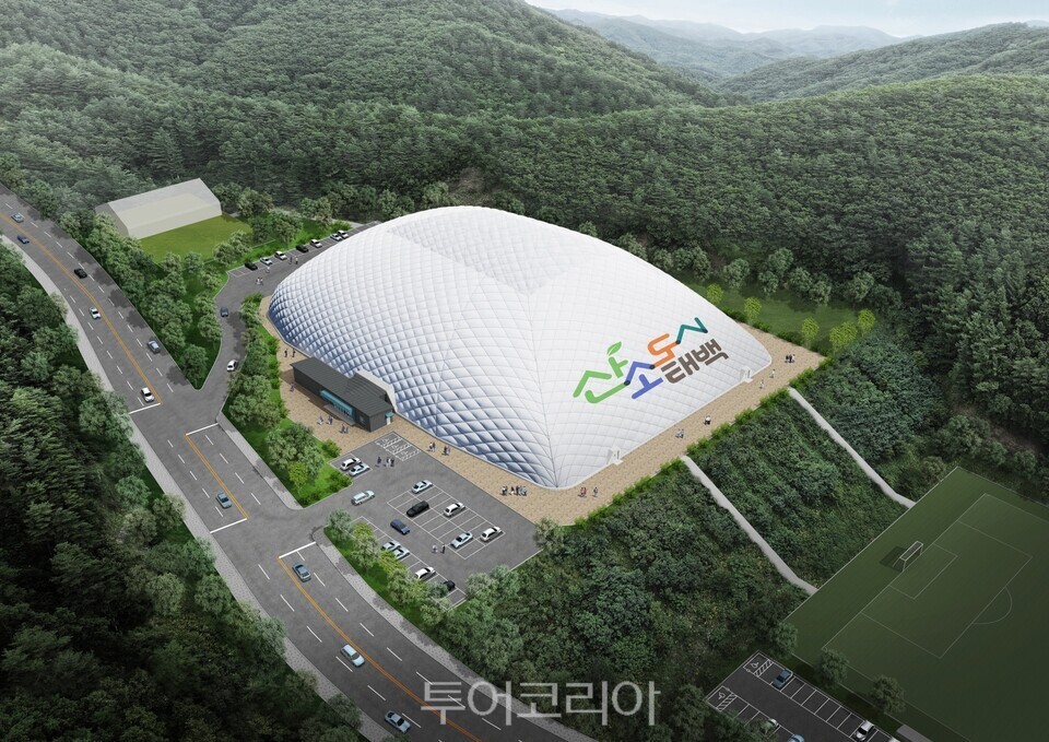 사계절 다목적 훈련시설(에어돔) 조감도/사진=태백시