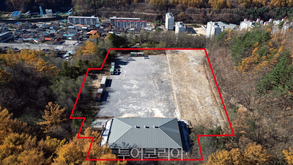 ​문곡소도동 일대 스포츠타운 조성 현장점검(볼링경기장)휴 전지훈련센터 부지/사진=태백시