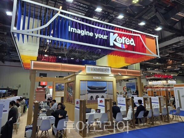 싱가포르 ‘더 미팅스 쇼 APAC’ 한국 홍보관 전경 /사진=한국관광공사