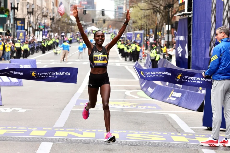 /사진=언더아머, 샤론 로케디 보스턴 마라톤 2연패 달성