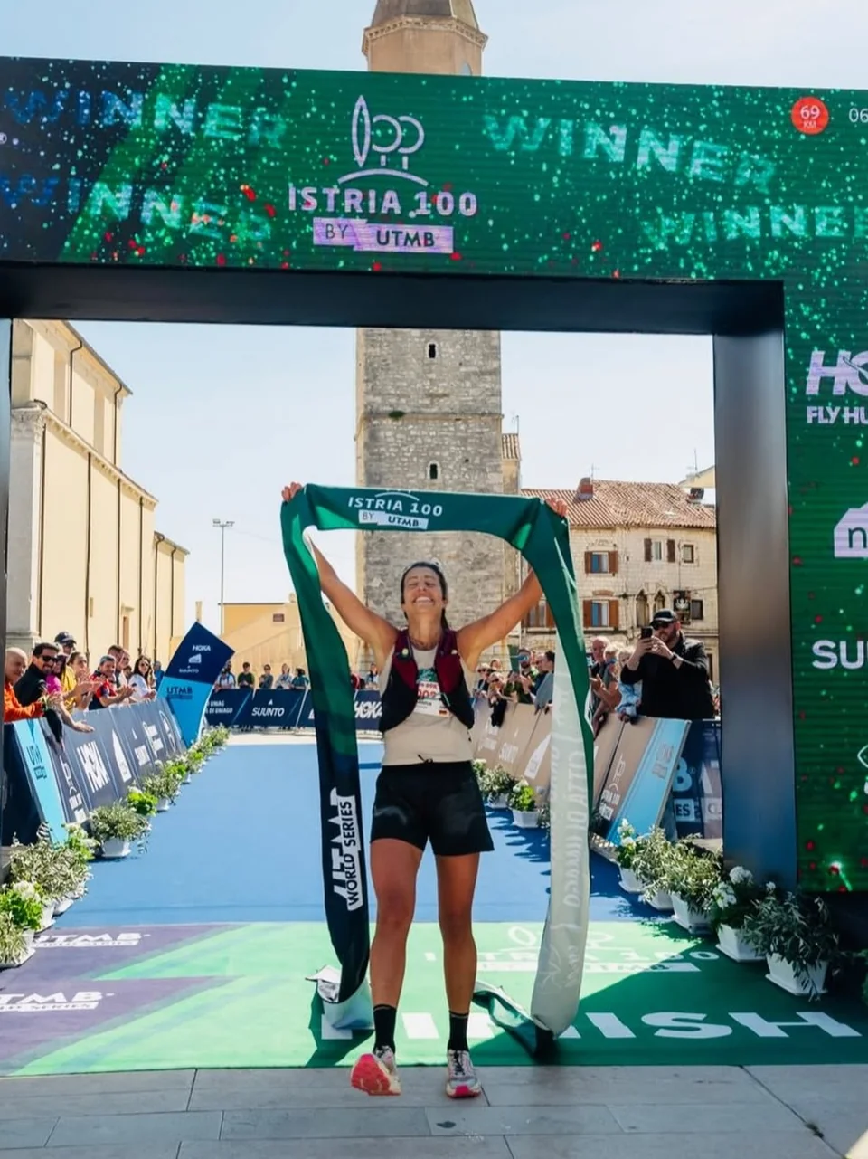 /사진=다이나핏, 이스트리아 UTMB서 여자부 포디움 석권