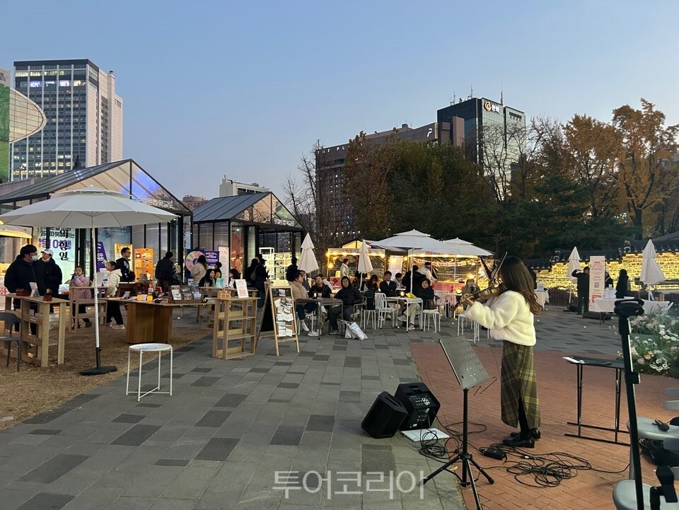 2025년 안테나숍 옥상 지자체 팝업 행사 현장/사진=서울관광재단