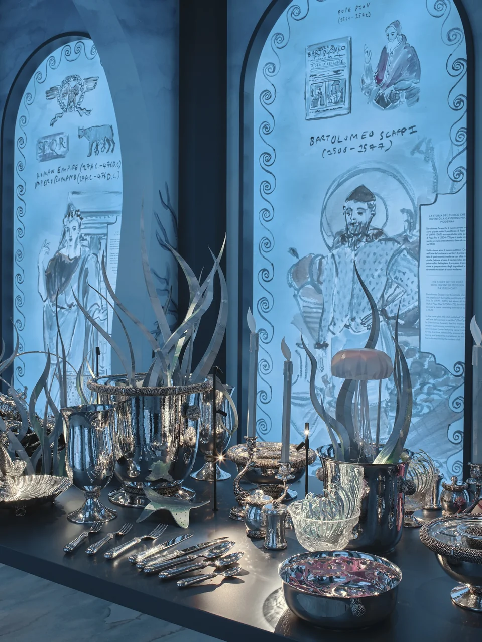 /사진=부첼라티, 밀라노 디자인 위크서 ‘아쿠아에 미라빌레스’ 전시