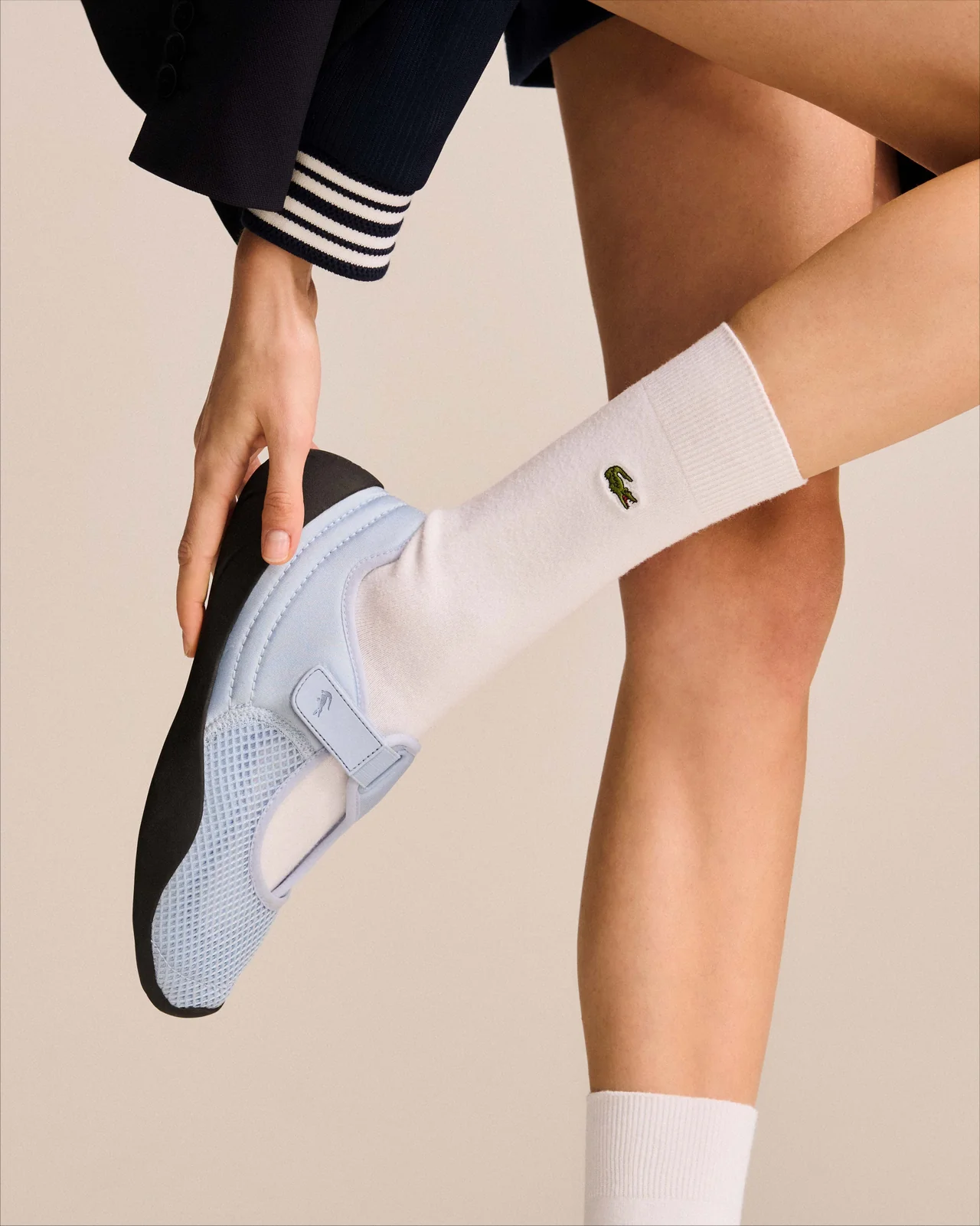 /사진=라코스테, 여성용 라이프스타일 스니커즈 '로우 미스테르' 출시