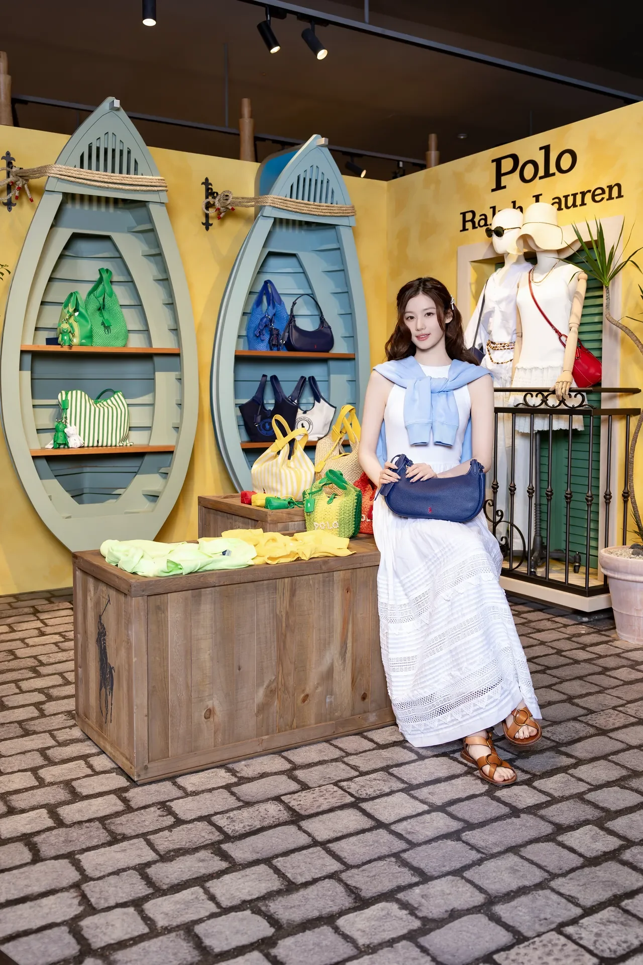 /사진=폴로 랄프 로렌, 롯데월드몰 팝업 개최… 사나 방문