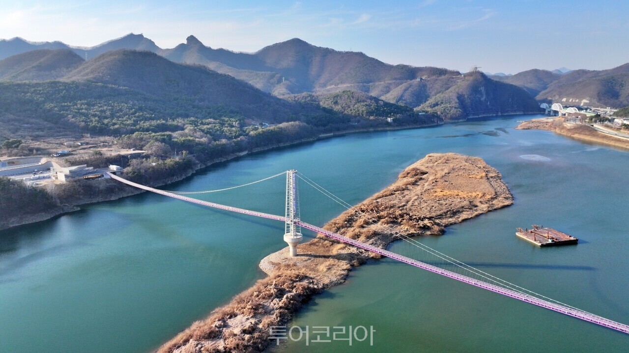 시루섬 생태탐방교 / 사진-단양군