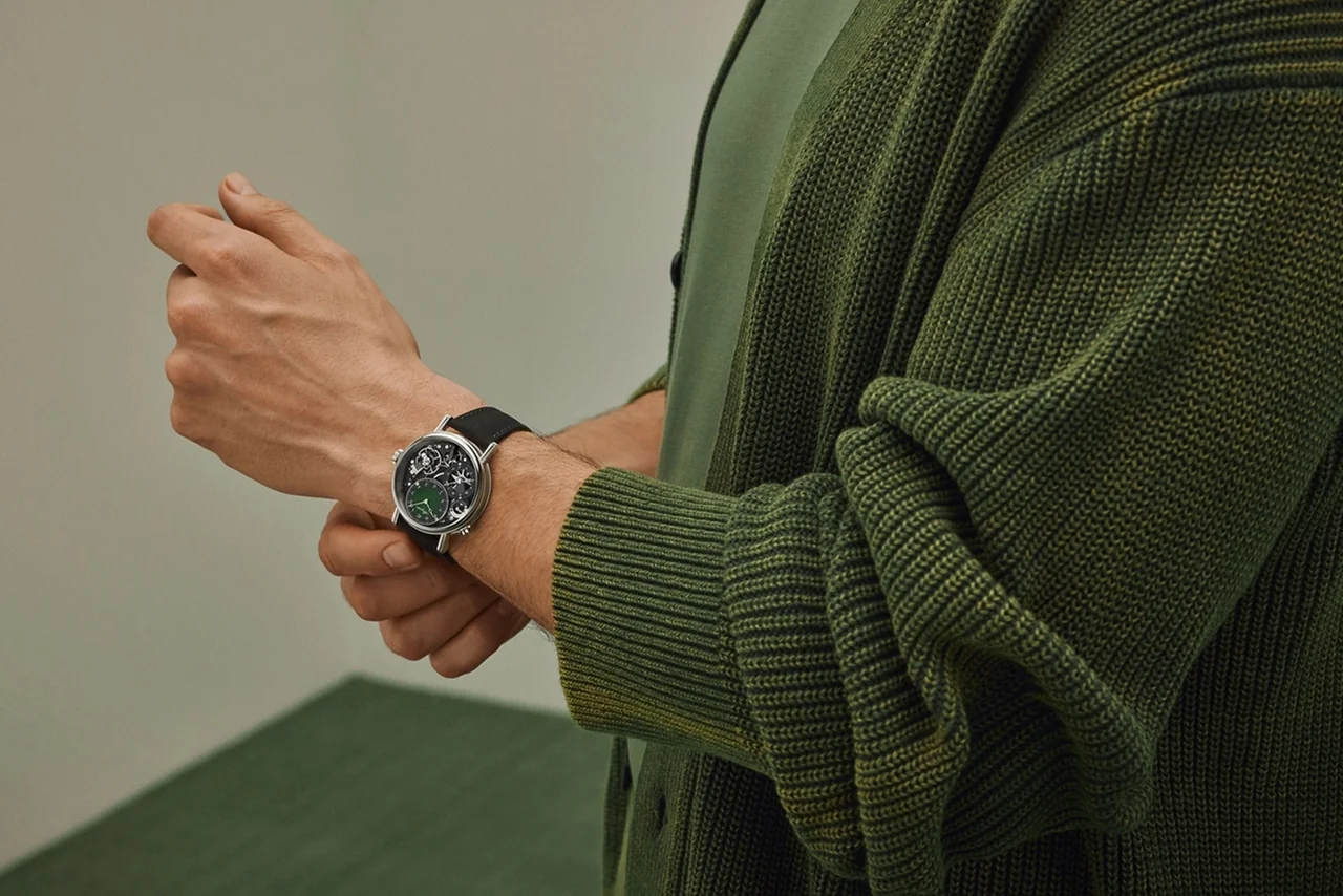 /사진=브레게 트래디션 GMT 7067, 그린 에나멜 다이얼 선봬