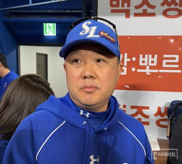 박진만 감독(사진=더게이트 배지헌 기자)