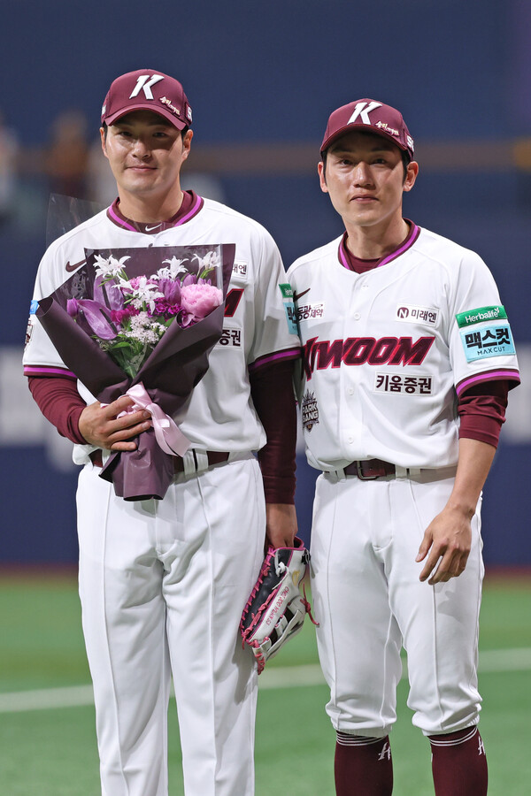 박병호의 은퇴식 행사(사진=키움)