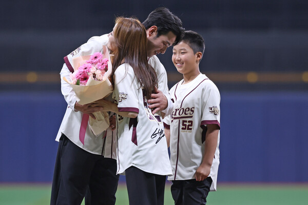 박병호의 은퇴식 행사(사진=키움)