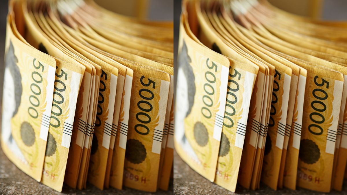 한국 화폐. / mnimage-shutterstock