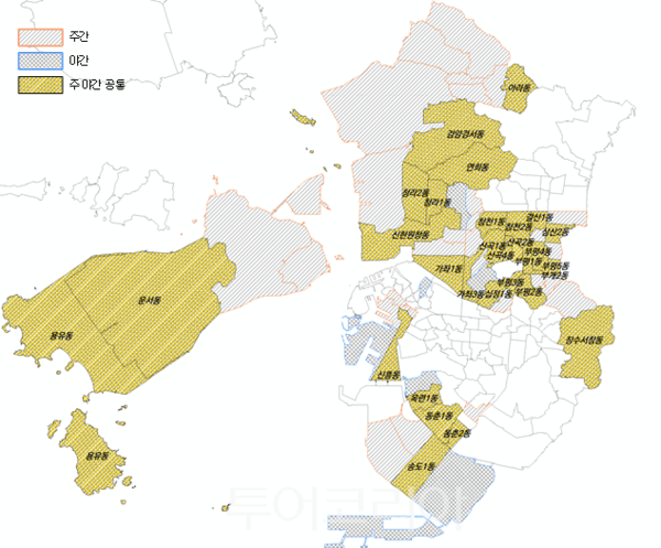 주차 개방 및 개방·공유 우선 지역