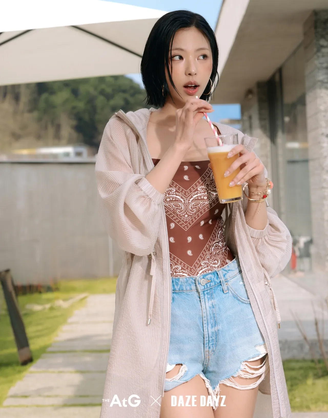 /사진=더엣지, 데이즈데이즈 협업 리조트 컬렉션 공개