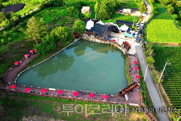 무주안성 두문마을의 낙화놀이 장소_사진 / 투어코리아 유지훈 기자