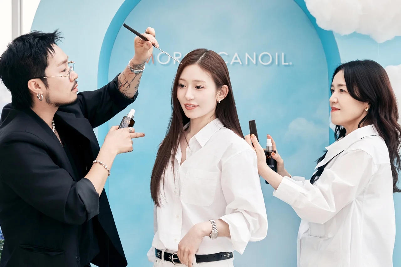 /사진=모로칸오일, ‘트리트먼트 미스트’ 출시 행사 개최