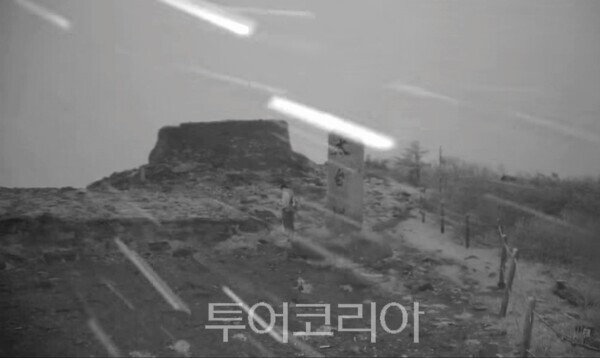 사진 / 태백산 CCTV에 잡힌 눈내리는 모습 캡쳐