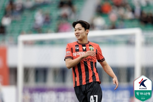 양민혁(강원FC 시절). 한국프로축구연맹 제공 