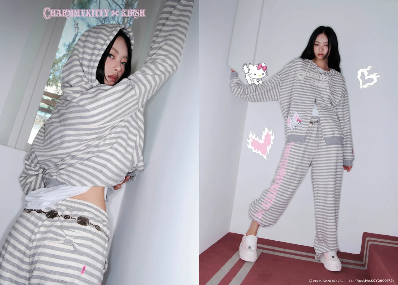/사진=키르시, 산리오 ‘챠미키티’ 협업 컬렉션…Y2K 감성 재해석