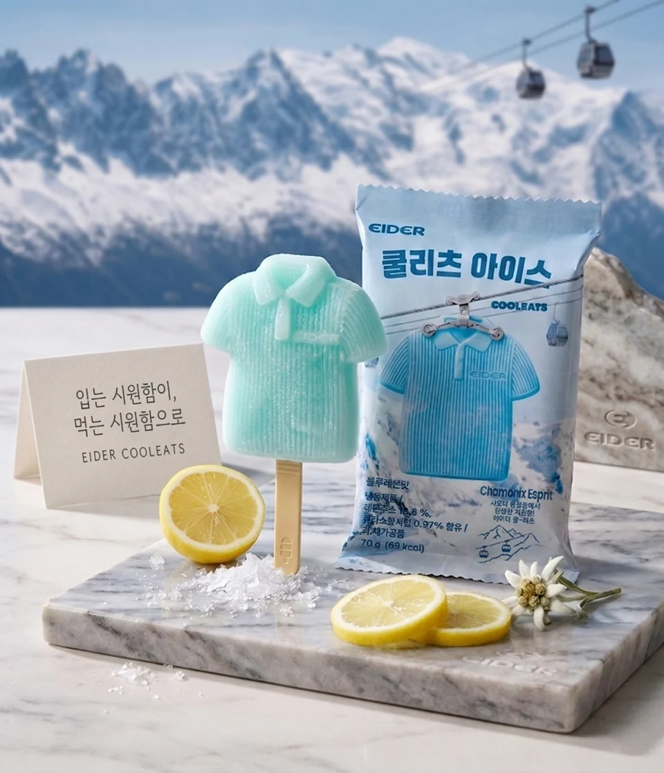 /사진=아이더, 아이스크림으로 시원함 확장… CU 콜라보 ‘쿨리츠 아이스’ 선봬