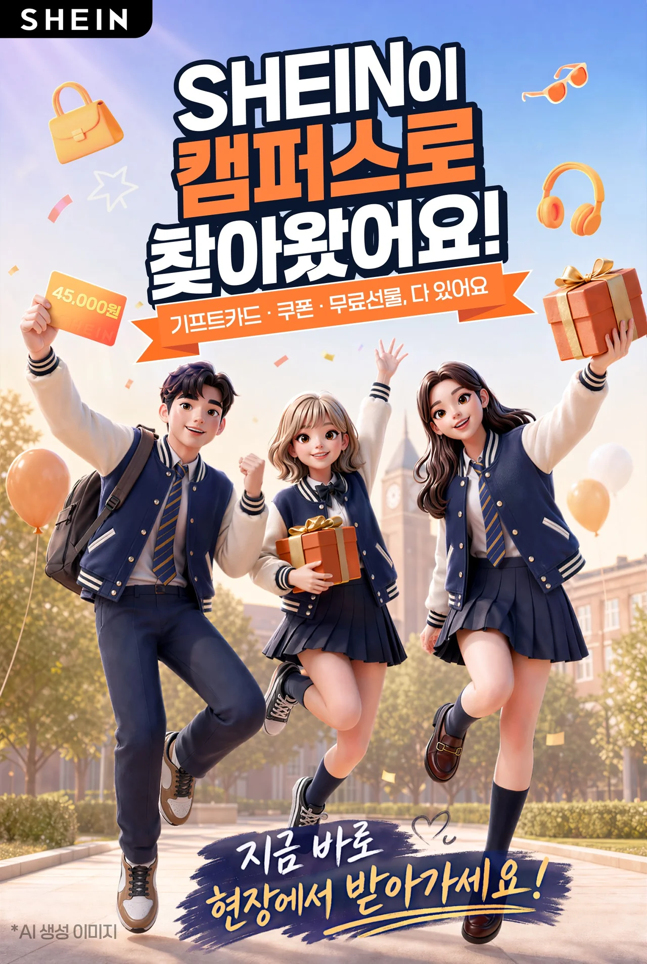 /사진=쉬인, 대학 축제 기간 맞아 전국 6개 대학 캠퍼스 방문