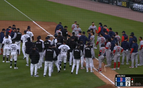 벤치 클리어링(사진=MLB.com)