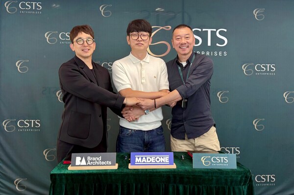 L to R: Joon-Young Lim – CEO, Brand Architects; Ick-Soo Han – CEO, MADEONE Corp; Abel Zhao – CEO, CSTS Enterprises