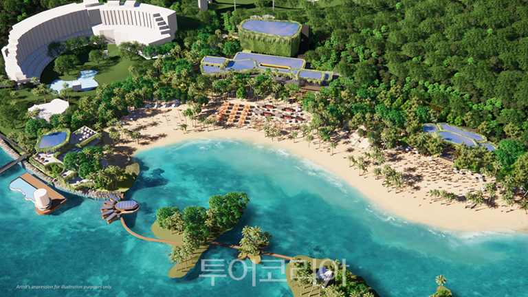 그레이터 센토사 마스터 플랜에 기반해 해안 보호 전략과 연계된 이벤트 공간을 갖춰 새롭게 정비된 실로소(Siloso) 해변 모습을 담은 조감도 (출처: SGD (Sentosa Development Corporation))