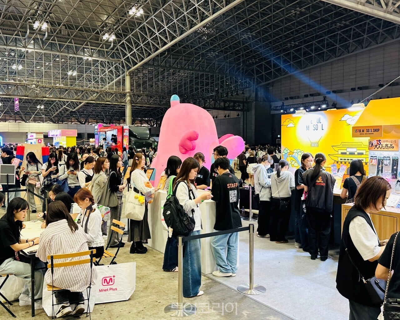 ) KCON JAPAN에서 운영하는 서울부스 전경 /사진-서울관광재단