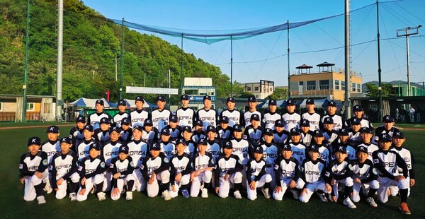 유소년야구연맹 대표팀(사진=대한유소년야구연맹)