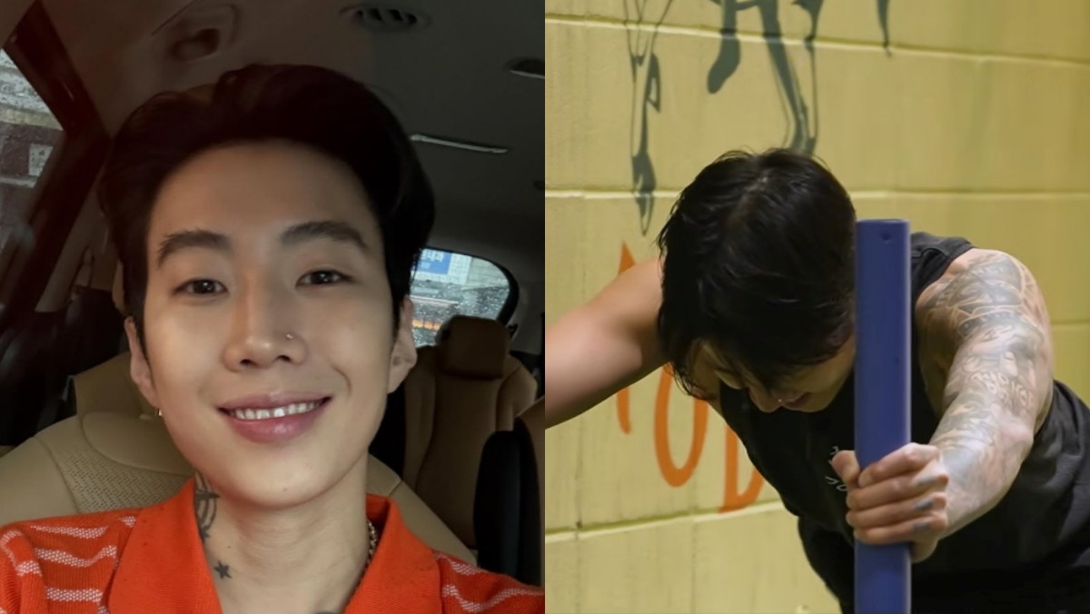 가수 박재범이 체육관에서 운동을 하는 모습. / 박재범 인스타그램, 유튜브 '제이팍씨 Jay Park'