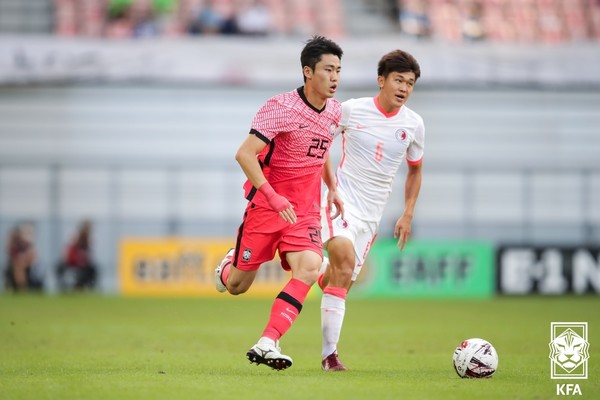 이기혁(남자 축구대표팀). 대한축구협회 제공