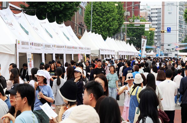 지난해 경춘선공릉숲길 커피축제 현장 모습(사진제공=노원구청)