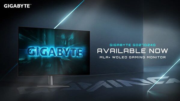 기가바이트, 경쟁형 게이밍을 위한 27인치 QHD 240Hz WOLED 게이밍 모니터 출시