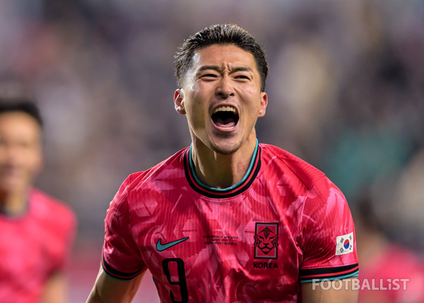 조규성(남자 축구대표팀). 서형권 기자