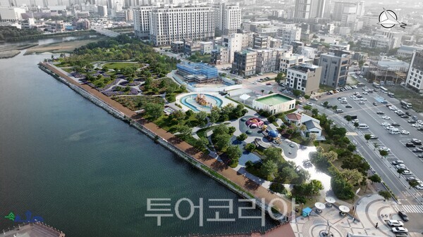 청초호 북측광장 모습/사진=속초시